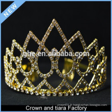 Cheap gold kings and queen crown à vendre